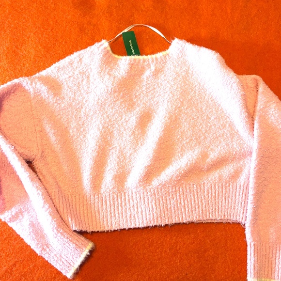 Juicy Couture pink shiny logo bouclé knit cardigan NWT - Picture 10 of 12